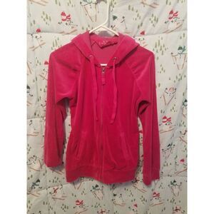 New York Laundry Small Reddish Pink zipper Hoodie